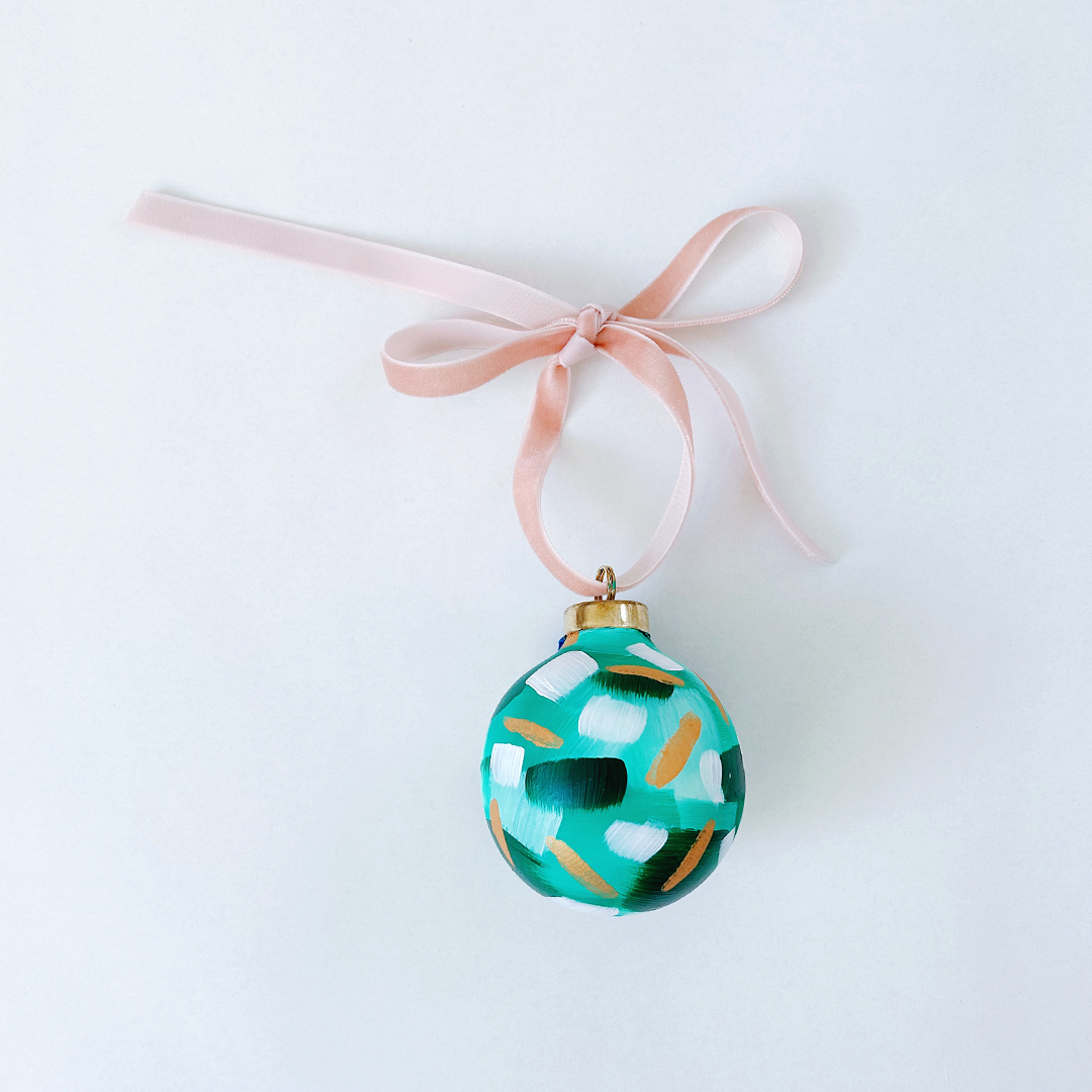 Jacqueline Hand-Painted Ornament